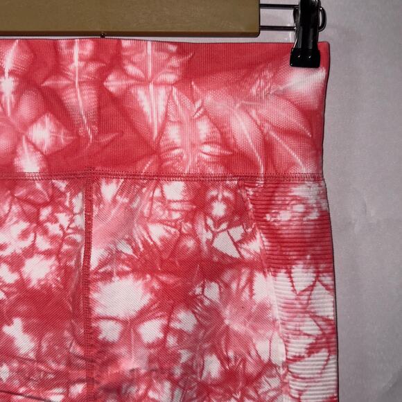 Mono B Pink and White Leggings women’s size medium - Picture 5 of 7